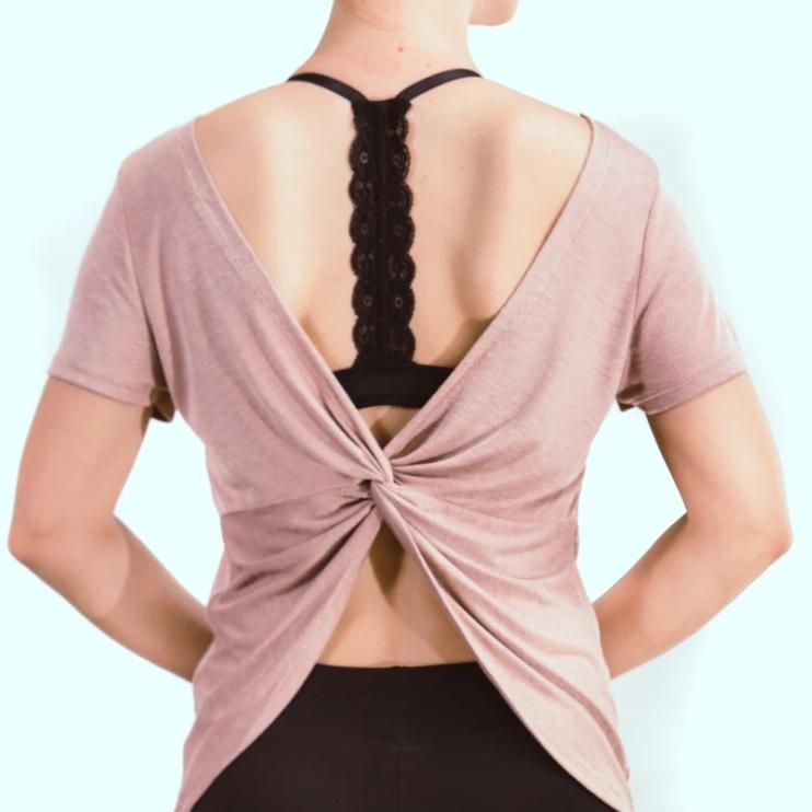 Nude Micro Open Cross Back