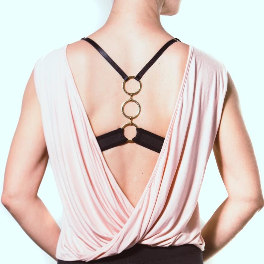 Blush Sleeveless Low Back
